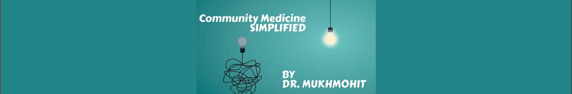 Dr.Mukhmohit singh's Community Medicine Simplified