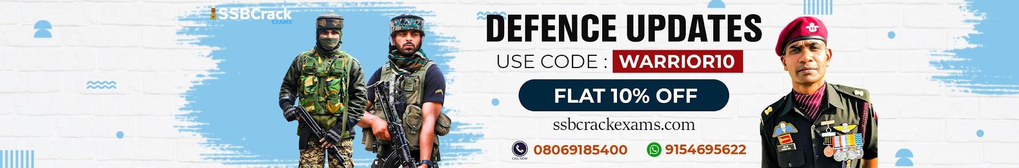 Defence Updates by SSBCrackExams