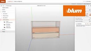 Cabinet Configurator – Planning a sideboard with MOVENTO  Blum