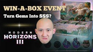 Turn Gems Into $$$?  Win-A-Box Event  Modern Horizons 3 Sealed  MTG Arena