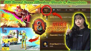 M8 RP WEEK 1 mission အလွယ်ကူဆုံးနည်းနဲ့ ဖြည့်မယ်  LittleSupu Gaming