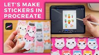  Lets Make Stickers in Procreate Easy Procreate Sticker Tutorial 