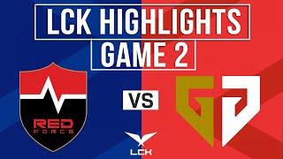 NS vs GEN Highlights GAME 2  LCK 2024 Spring  NongShim RedForce vs Gen.G