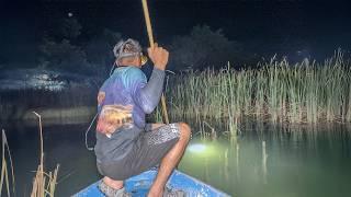 Pesca y cocina artesanal con lanza de bambú Tecnica de pesca extrema