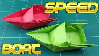 How to Make A Paper Boat  DIY Easy Paper Speed Boat  Origami Paper Boat Making Instructions
