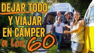 VENDIERON TODO a sus 60 para VIVIR en MOTORHOME ‍  Furgo en ruta T5-E28