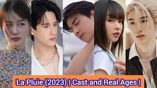 La Pluie 2023  Cast and Real Ages  Pee Peerawich  Title Tanatorn  Suar Kritsanaphong  ...