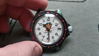 Collectible watch VOSTOK Albatross komamdirskie +rare back Kremlin Tower Chistopol watch factoryhor