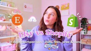 ETSY vs SHOPIFY  my experience sales stats proscons which one is better for small businesses?