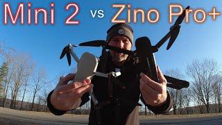 DJI Mini 2 vs Hubsan Zino Pro+Plus