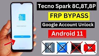 Tecno Spark 8C8T8P Frp Bypass Without Pc  Not - X-Share  Not App Disable  Remove Google Account