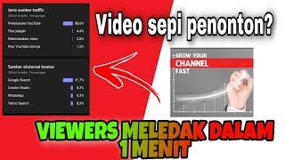 Cara Menambah Viewer Youtube Dalam 1 Menit Tembus 1000 View