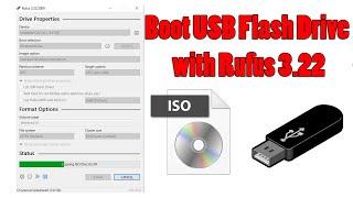 Boot USB Flash Drive with Rufus 3.22  Windows 788.11011