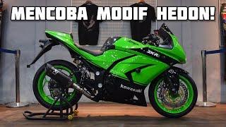 MODIFIKASI NINJA 250 KARBU PAKAI LIVERY MOTOGP KAWASAKI