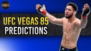 UFC VEGAS 85 PREDICTIONS  FULL CARD BREAKDOWN