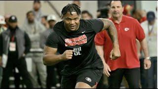 WATCH NFL scouts get a look at potential draft selections at UGAs Pro Day