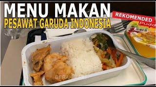 Menu Makanan Pesawat Garuda Indonesia #pesawatgarudaindonesia