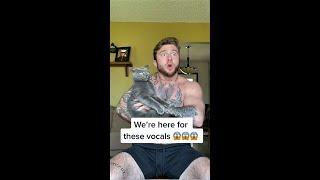 The cats face + his vocals are everything  #shorts  Cover by Garett Nolan