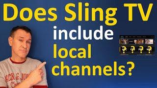 Does Sling TV have local channels? What does Sling include and not include?