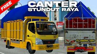 REVIEW DAN SHARE MOD BUSSID $ALE TRUK CANTER STUNDUT RAYA $$ BY MUHKLAS‼️