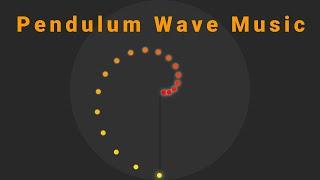 Pendulum Wave On Fire  Hypnotic Pendulum Music Experiment