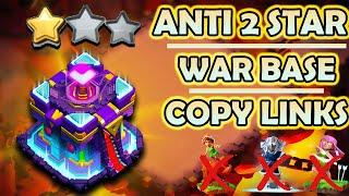 ANTI 2 STAR TH15 CWL BASE  ANTI ROOT RIDER & SUPER ARCHER BASE  NEW TH15 BASE LINK 2024