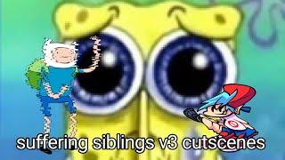 Suffering siblings v3 cutscenes cancelled pibby night Funkin Apocalypse