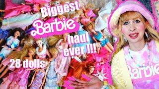 Big online Barbie haul - 80s 90s 2000s dolls - Superstar vintage to modern Maxie doll - unboxing