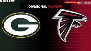Green Bay Packers vs Atlanta Falcons  Madden NFL 23 Mock Divisional Playoff