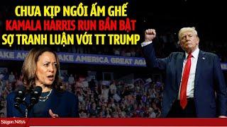 Kamala Harris run bần bật trước lời thách thức từ TT Trump khi bà ta vừa nhận đề cử từ Đảng Dân Chủ