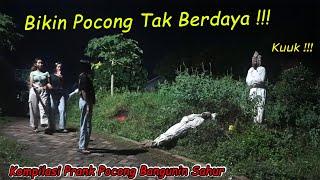 Kompilasi Prank Pocong Bangunin Sahur  Wanita Penakluk Pocong