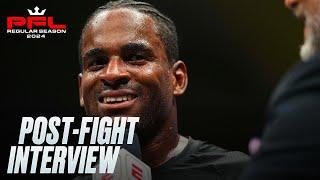 Lorenz Larkin Post Fight Interview  2024 PFL Regular Season