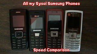 Samsung SGH-C160 vs C180 vs C450 vs C450 IL  Speed Comparison