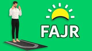 How to pray Fajr for men beginners - with Subtitle