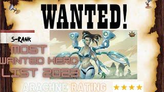 Top 5 - Most Wanted Hero List 2023  Hero Wars  2023 Most Wanted