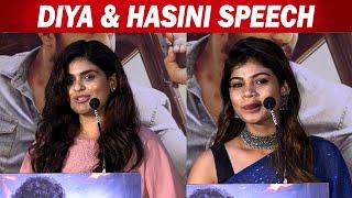 Diya & Hasini Speech at Sooragan Trailer Launch  Netbite Cinema