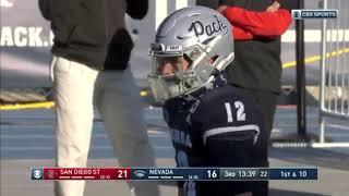 Carson Strong #12 Nevada QB VS San Diego State 2020 All Plays