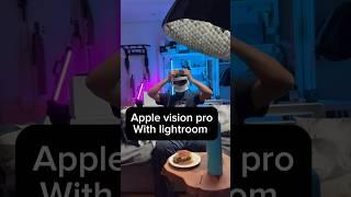 Using apple vision pro with lightroom
