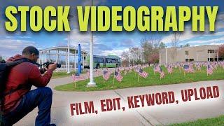 Stock Videography & Photography   Filming Editing Keywording & Uploading