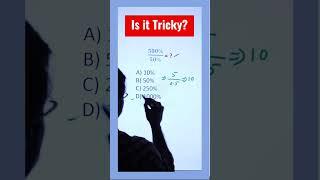 Tricky Math Problem  Algebra With Percents #maths #math #shorts