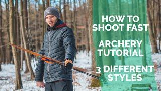 How to SHOOT FAST your bow and arrow The only archery tutorial you need 