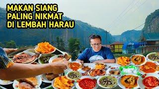 MAKAN SIANG PALING NIKMAT DI OBJEK WISATA LEMBAH HARAU SUMATERA BARAT