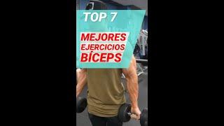  LOS 7 MEJORES EJERCICIOS DE BÍCEPS #gimnasio #biceps #ejercicios