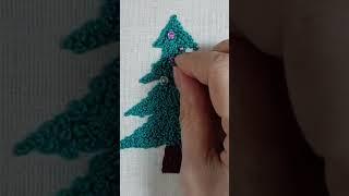 Hand Embroidery Lets Decorate the Christmas Tree