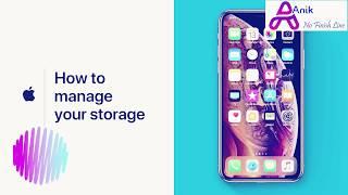 How to free up space on your Apple iPhone iPad. #anik  www.anikk.in