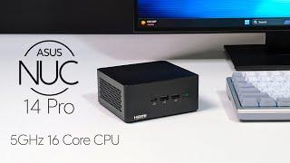 ASUS NUC 14 Pro Hands On An All-New Ai Mini PC With A Fast 16 Core CPU