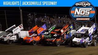 World of Outlaws NOS Energy Drink Sprint Cars  Jacksonville Speedway  May 1st 2024  HIGHLIGHTS