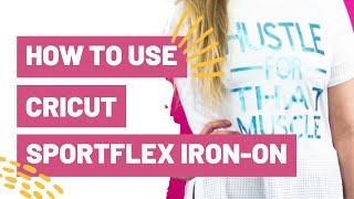 How To Use Cricut SportFlex Iron-On  DIY Workout Shirts