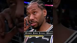 Thats a good ass win for us tonight.  Kawhi Leonard after putting up a season-high 31 points