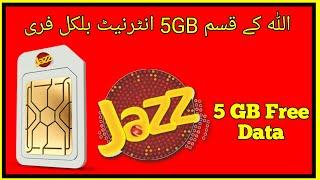 Jazz Free Internet Code 2020  jazz 5GB Free Internet new code  like touch